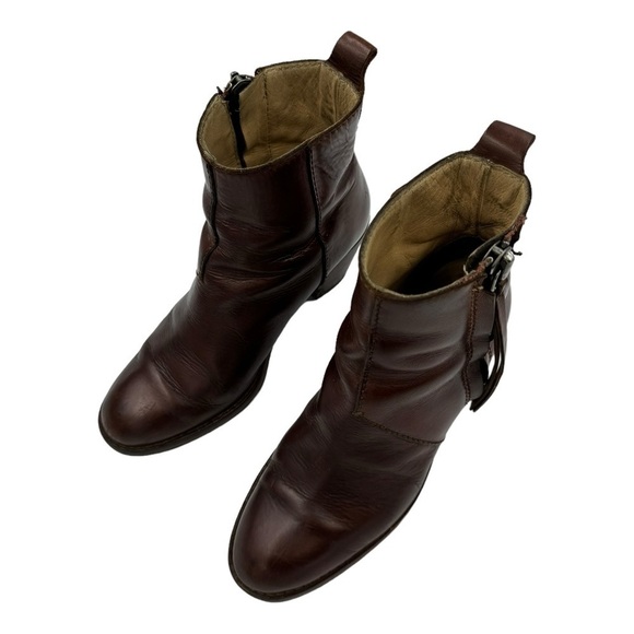 ACNE STUDIOS Pistol Short Boot Chesnut 36/6 - Picture 5 of 10